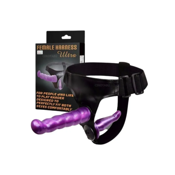 ARNÉS ULTRA DOBLE DILDO - DOBLE PENETRACIÓN